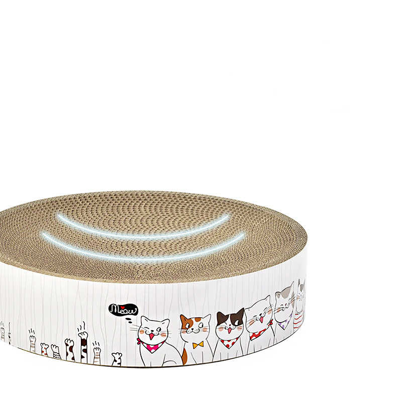 KFX-1836221 Round Corrugated Cat Scratch Board in Bowl Shape - Multiple Sizes Available