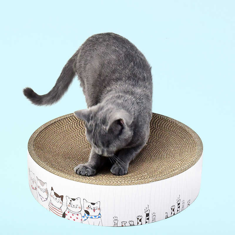 KFX-1836221 Round Corrugated Cat Scratch Board in Bowl Shape - Multiple Sizes Available