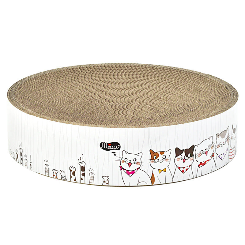 KFX-1836221 Round Corrugated Cat Scratch Board in Bowl Shape - Multiple Sizes Available