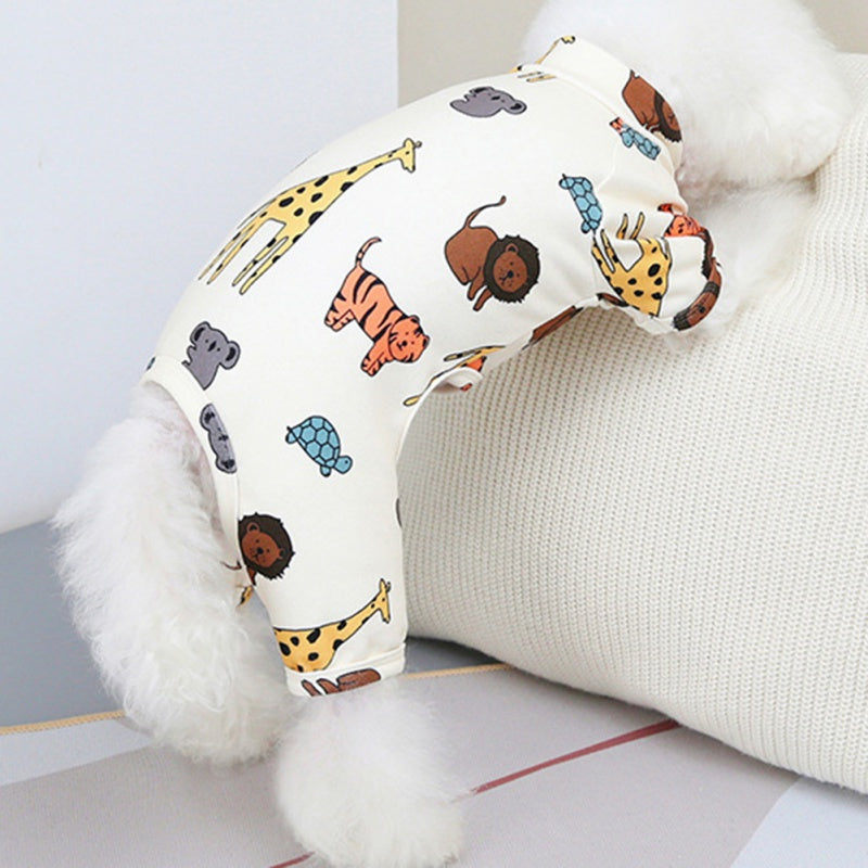 KFX-1836861 Cartoon Dog T-Shirt Costume for Pets - Cotton Polyester, Various Sizes Available