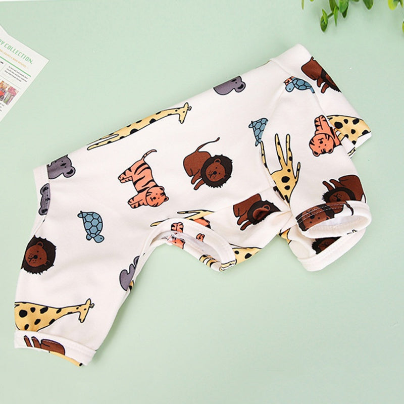 KFX-1836861 Cartoon Dog T-Shirt Costume for Pets - Cotton Polyester, Various Sizes Available