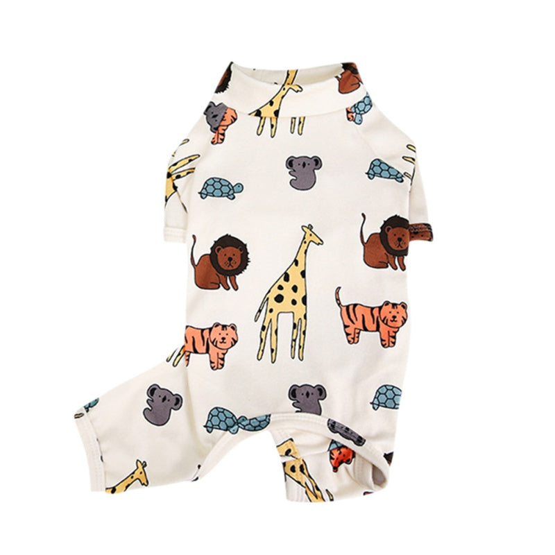 KFX-1836861 Cartoon Dog T-Shirt Costume for Pets - Cotton Polyester, Various Sizes Available