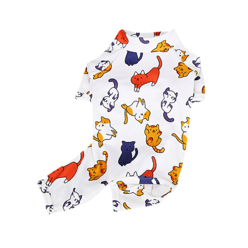 KFX-1836861 Cartoon Dog T-Shirt Costume for Pets - Cotton Polyester, Various Sizes Available