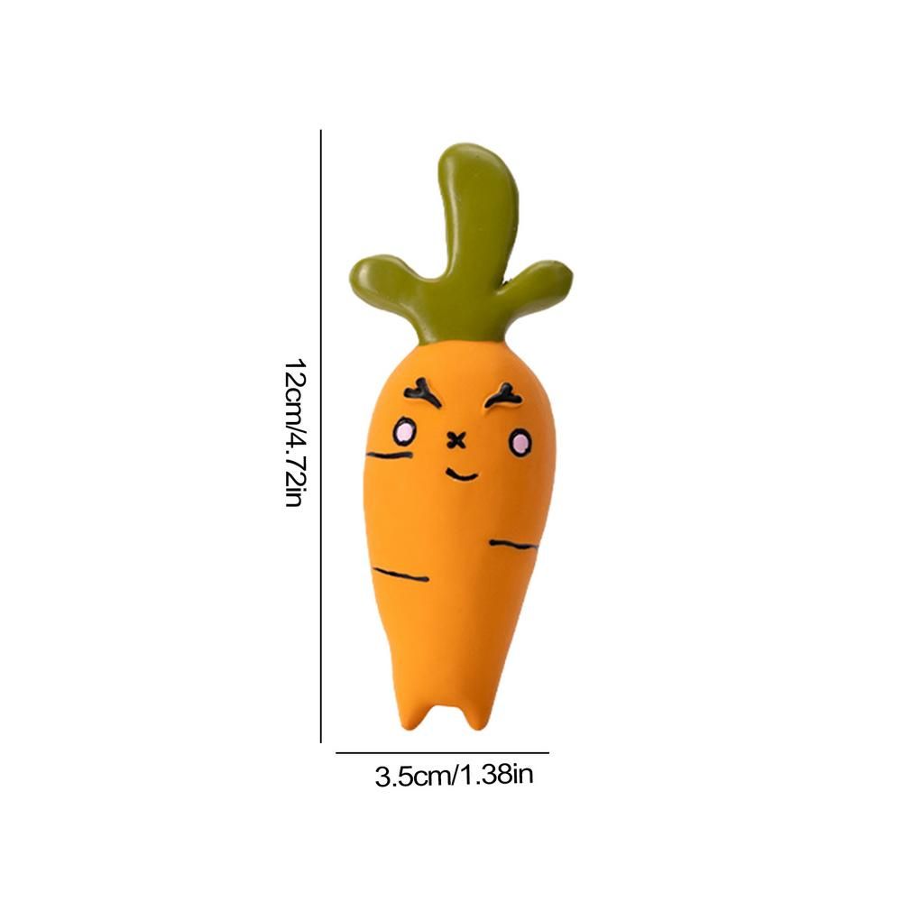 KFX-1837501 Vegetable Dog Chew Toys - Cartoon Onion & Eggplant Teething Latex Toy for Puppies
