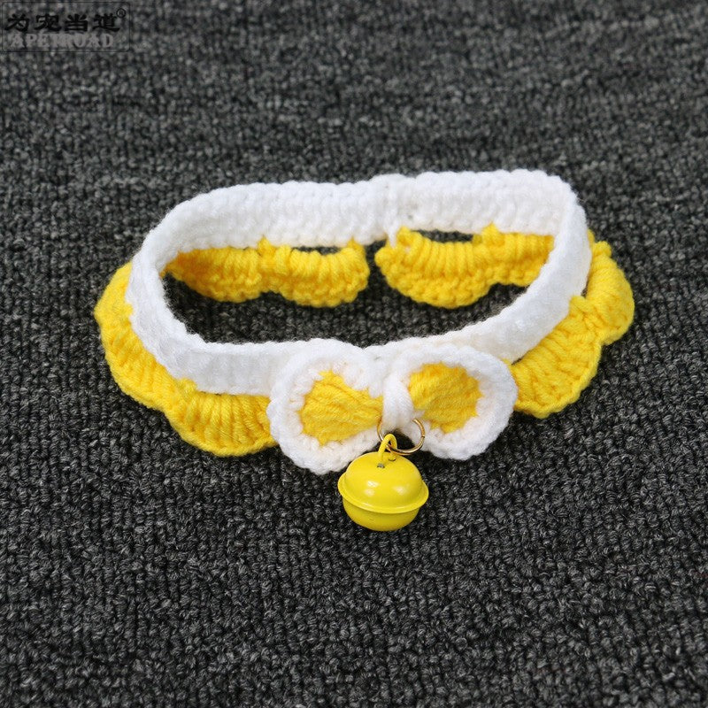 KFX-1838013 Stylish Unisex Bow Tie Pet Collar for Cats and Small Dogs