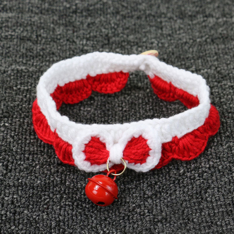 KFX-1838013 Stylish Unisex Bow Tie Pet Collar for Cats and Small Dogs