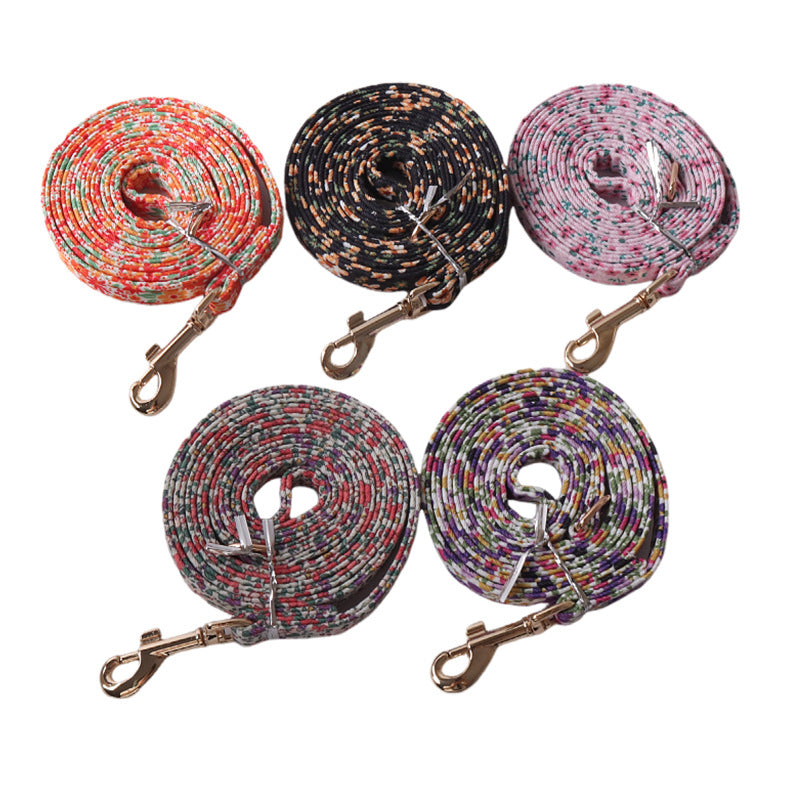 KFX-1839805 Floral Series Pet Harness with Leash in Multiple Colors and Styles