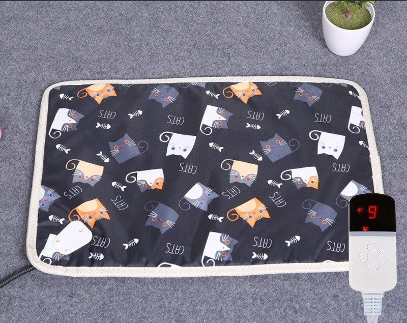 KFX-1840061 Electric Heating Pads for Pets with Adjustable Temperature and Timer - Various Sizes and Designs