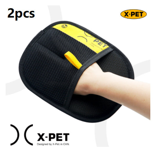 KFX-1841597 Electrostatic Cat Hair Removal Gloves, Velvet Breathable Mesh Cleaner Tool