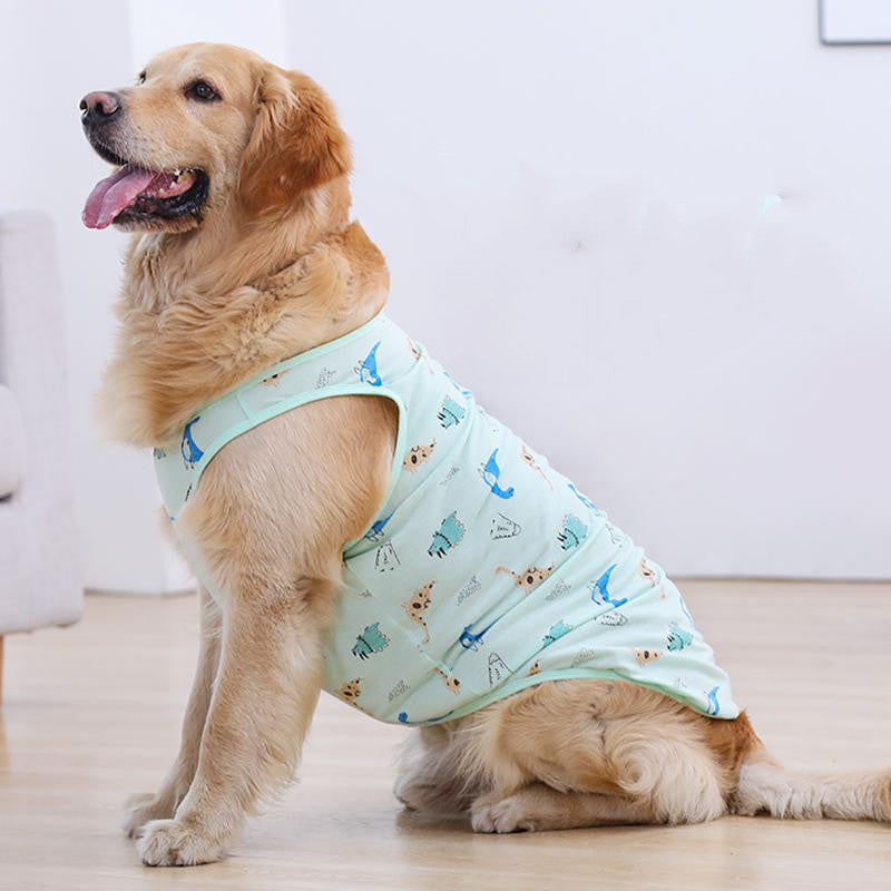KFX-1844157 Lightweight Summer Dog Vest - Breathable Quick Drying Sports Tank Tops in Various Colors and Sizes