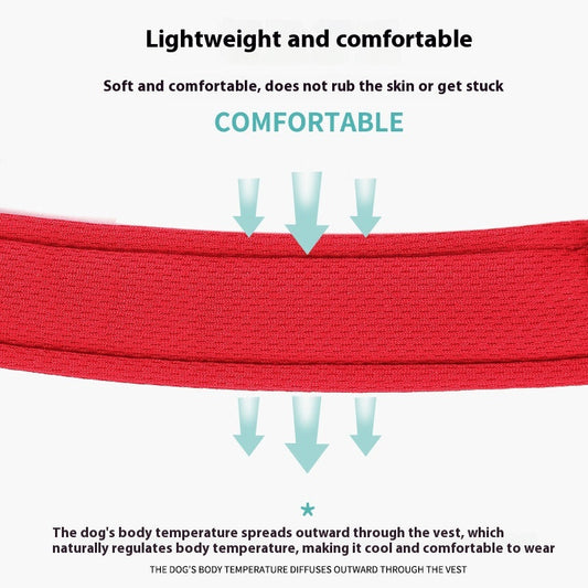 KFX-1845053 Dog Walking Chest Harness with Hand Holding Rope - Adjustable Vest Style in Black, Red, Yellow, and Blue