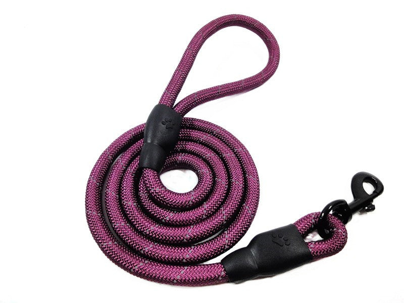 KFX-1845565 Durable Reflective Dog Leash with Comfortable Handle and Multiple Color Options