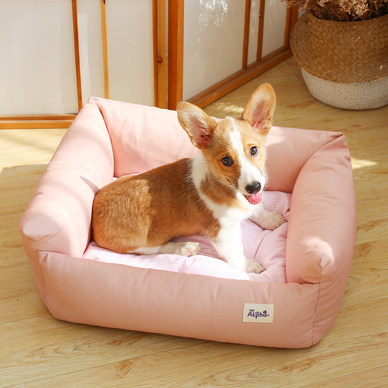 KFX-1845821 Removable and Washable Cotton Pet Nest for Dogs and Cats - Available in Multiple Sizes