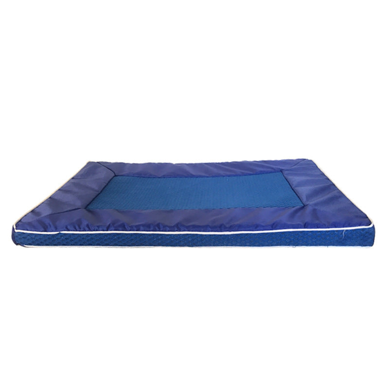 KFX-1847613 Cooling Pad for Pets - Breathable Nylon Ice Mat in Blue, Multiple Sizes Available
