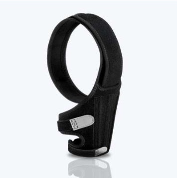 KFX-1854141 Dog Leg Injury Support Rehabilitation Belt - Black Polyester, Available in XS to L