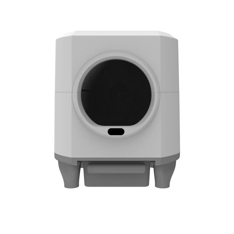 KFX-185491 Large Capacity Self-Cleaning Cat Litter Box with Smart App Control for Multiple Cats - 90L Total Closed Design
