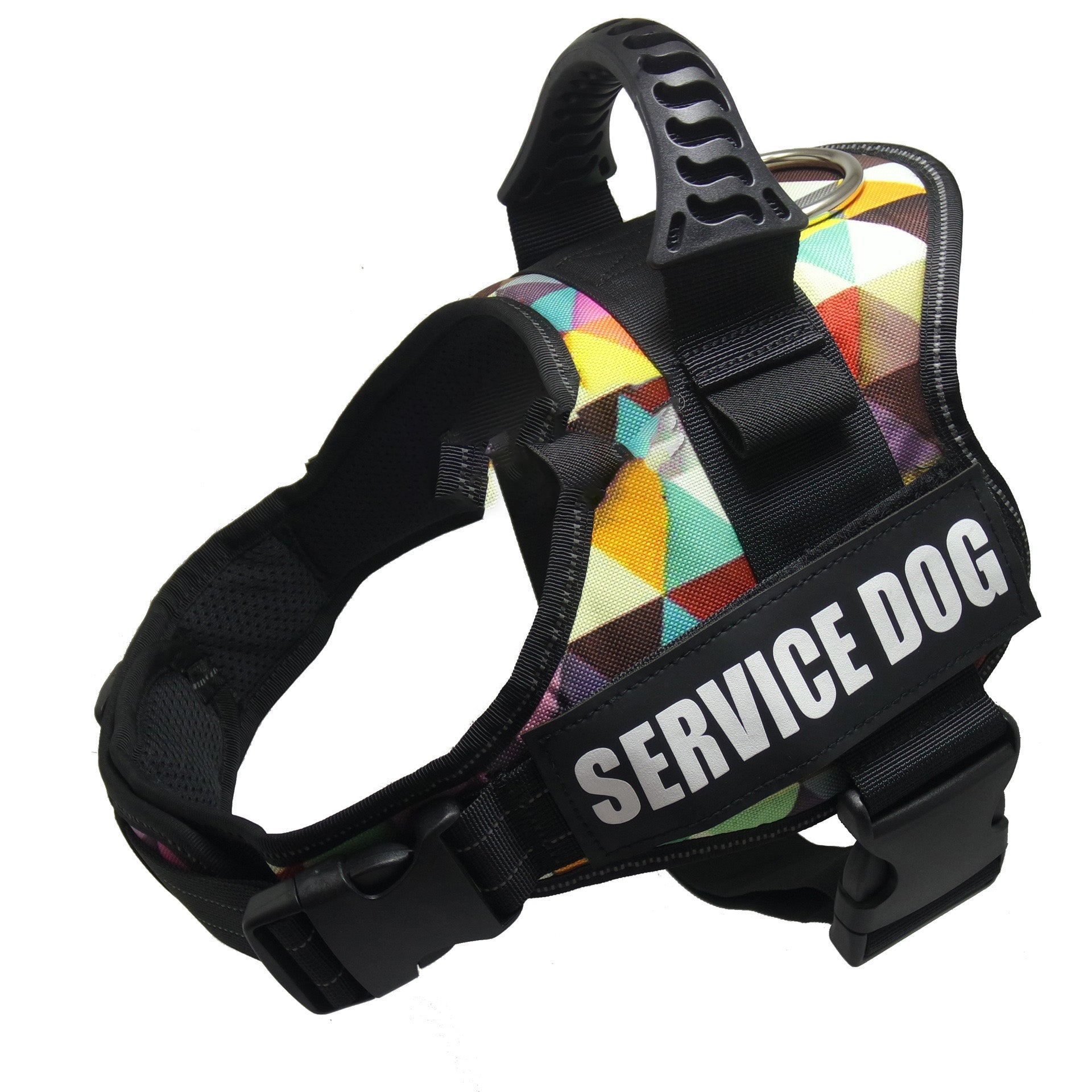 KFX-1856573 Adjustable Reflective Dog Harness for Small to Large Dogs - Nylon Vest for Huskies, Shepherds, and More