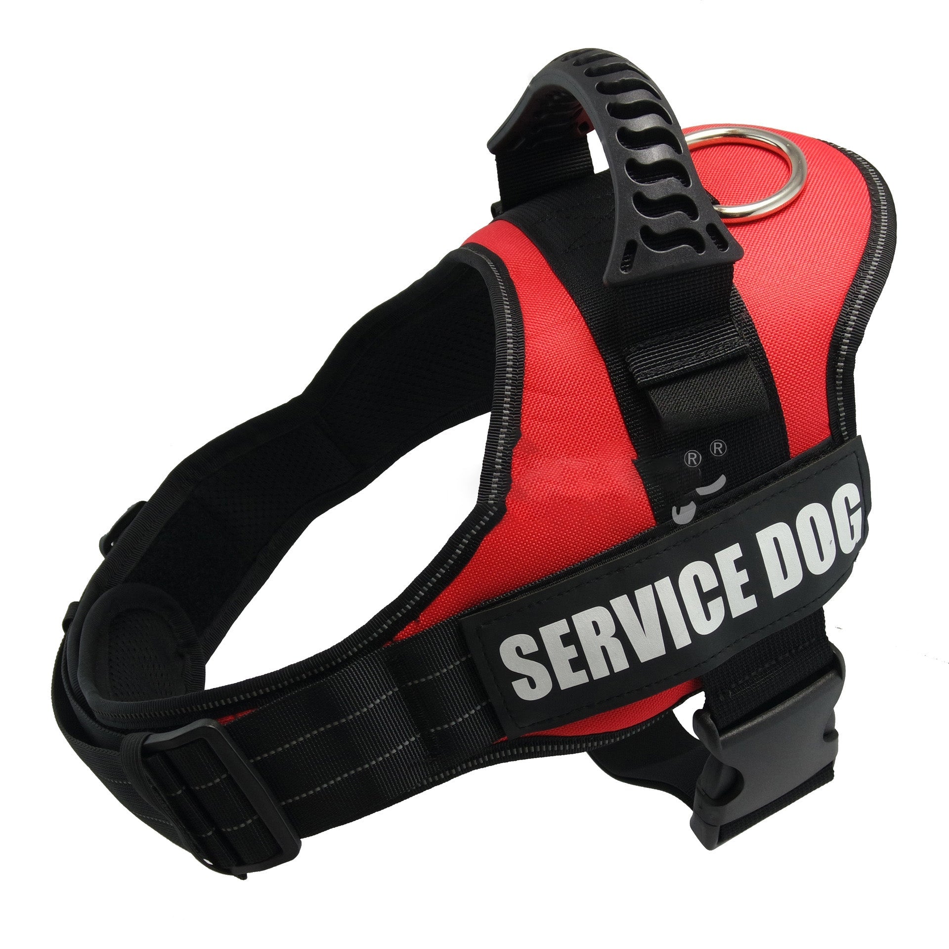 KFX-1856573 Adjustable Reflective Dog Harness for Small to Large Dogs - Nylon Vest for Huskies, Shepherds, and More