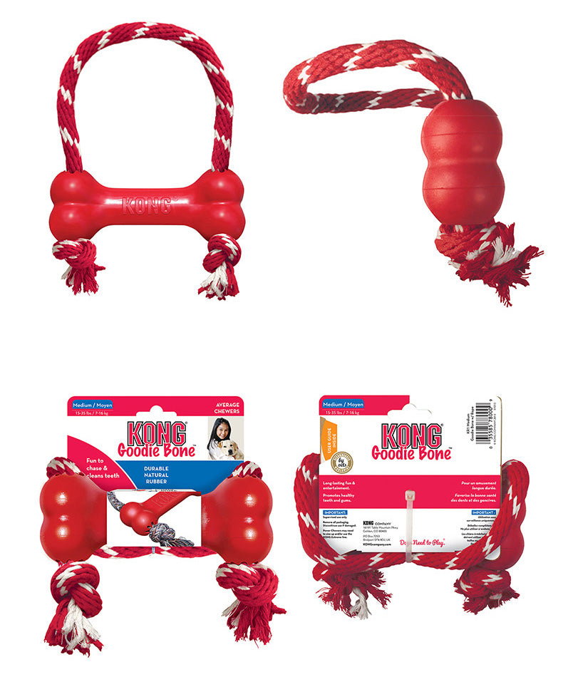 KFX-1857085 Natural Rubber Dog Toy with Knot Design for Clean Teeth and Durable Biting