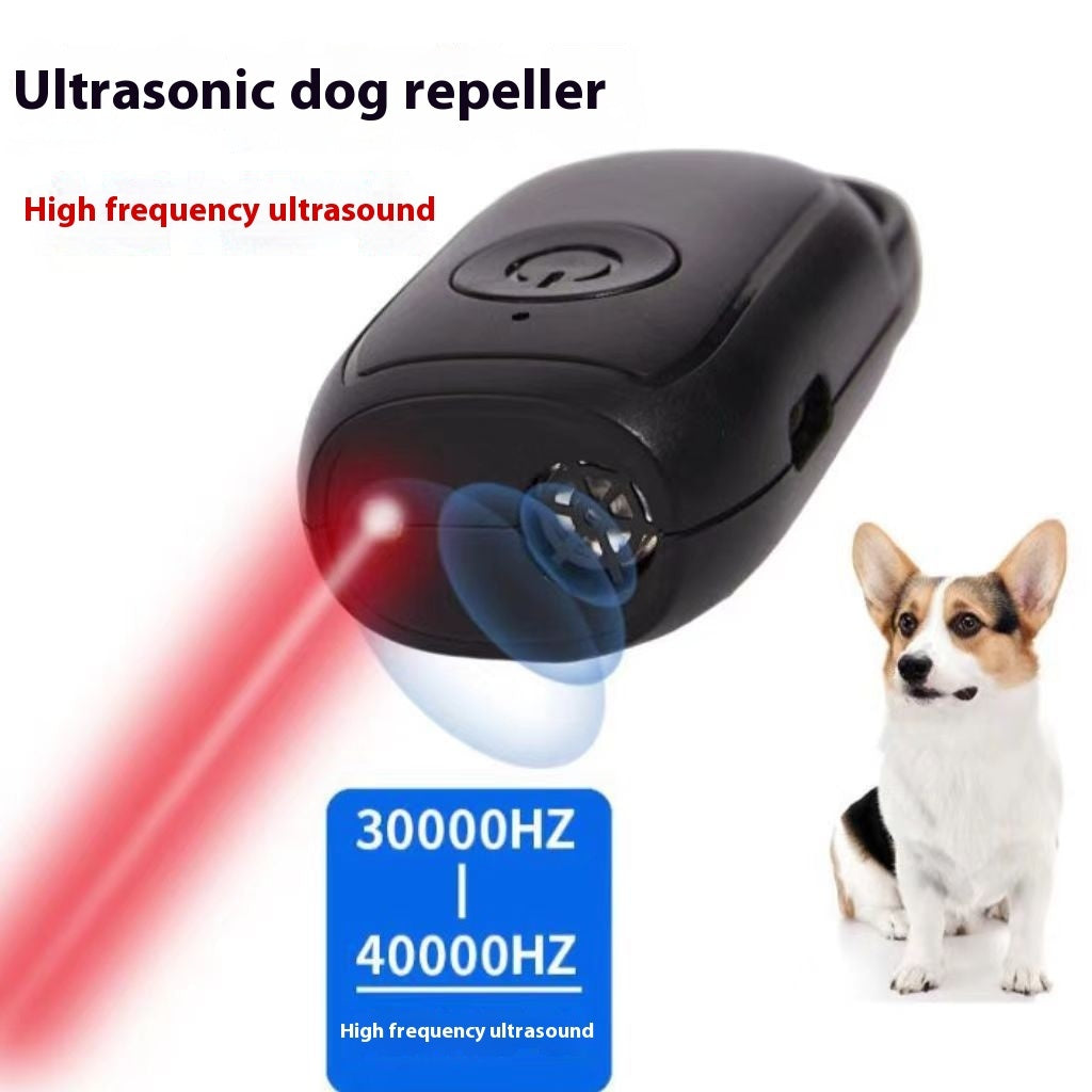 KFX-1858109 Mini Ultrasonic Dog Dispeller with Lanyard and Data Cable
