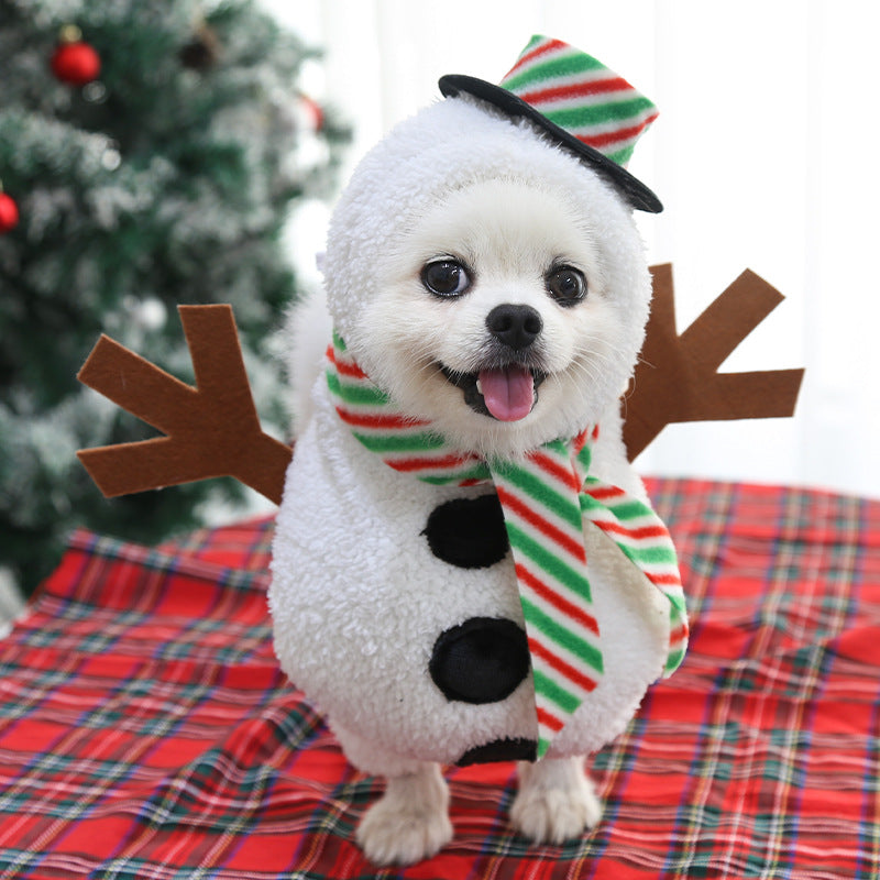 KFX-1861693 Casual Four-Legged Clothing for Dogs - Christmas Pet Apparel, Multiple Sizes Available