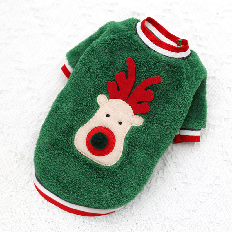 KFX-1861693 Casual Four-Legged Clothing for Dogs - Christmas Pet Apparel, Multiple Sizes Available