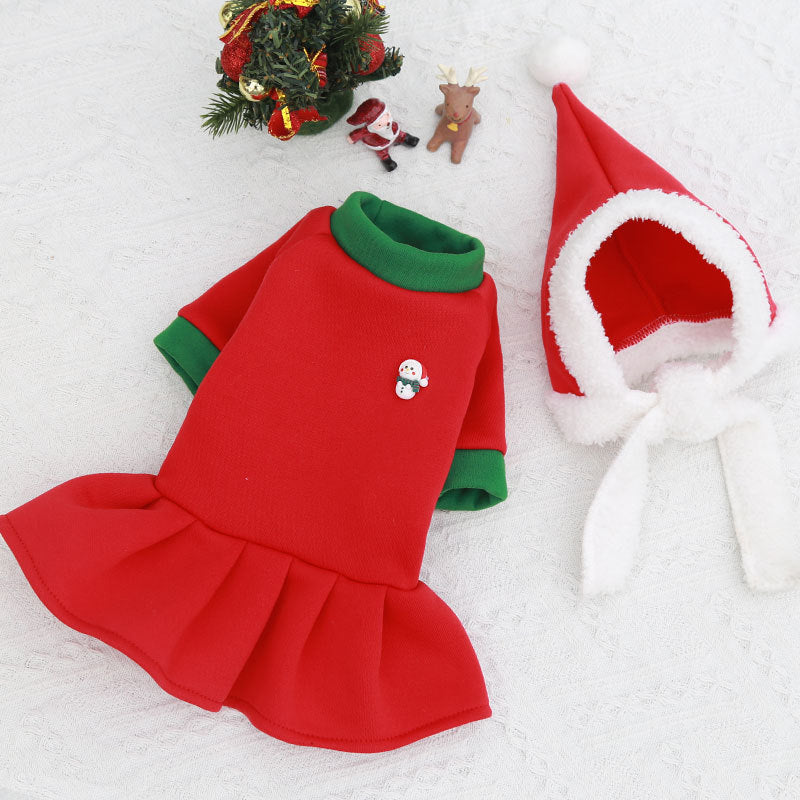KFX-1861693 Casual Four-Legged Clothing for Dogs - Christmas Pet Apparel, Multiple Sizes Available