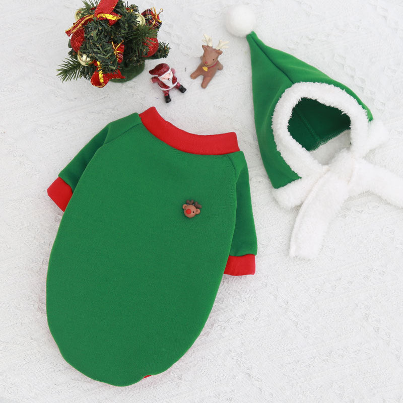 KFX-1861693 Casual Four-Legged Clothing for Dogs - Christmas Pet Apparel, Multiple Sizes Available