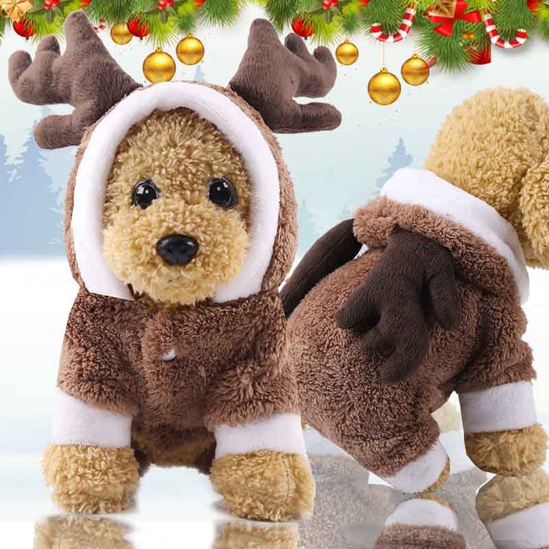 KFX-1861693 Casual Four-Legged Clothing for Dogs - Christmas Pet Apparel, Multiple Sizes Available
