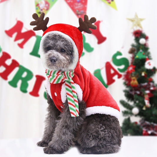 KFX-1861693 Casual Four-Legged Clothing for Dogs - Christmas Pet Apparel, Multiple Sizes Available