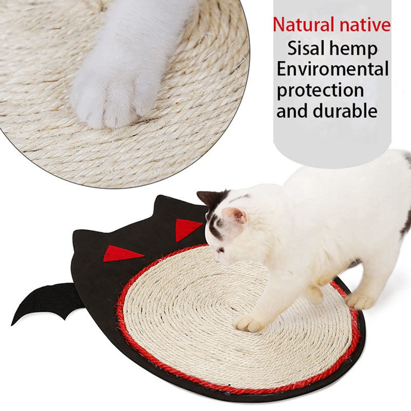 KFX-1863229 Halloween-Themed Sisal Cat Scratching Board and Sleeping Mat - EVA Base, Soft and Durable, 42.5 x 44 cm