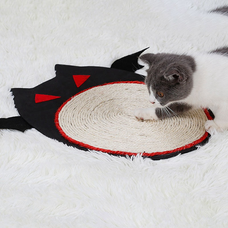 KFX-1863229 Halloween-Themed Sisal Cat Scratching Board and Sleeping Mat - EVA Base, Soft and Durable, 42.5 x 44 cm
