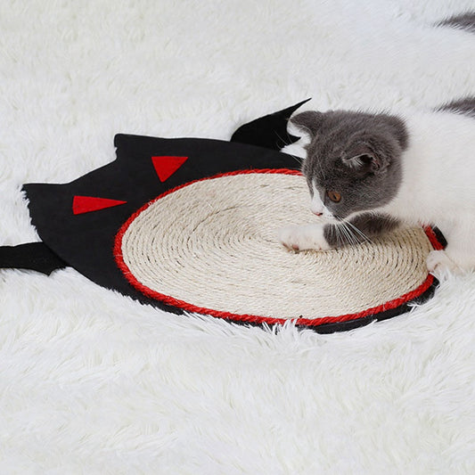 KFX-1863229 Halloween-Themed Sisal Cat Scratching Board and Sleeping Mat - EVA Base, Soft and Durable, 42.5 x 44 cm