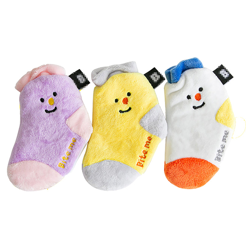 KFX-1863869 Pet Interactive Socks Toy Set for Dogs - 3 Pieces with Sound Paper and Tibetan Food