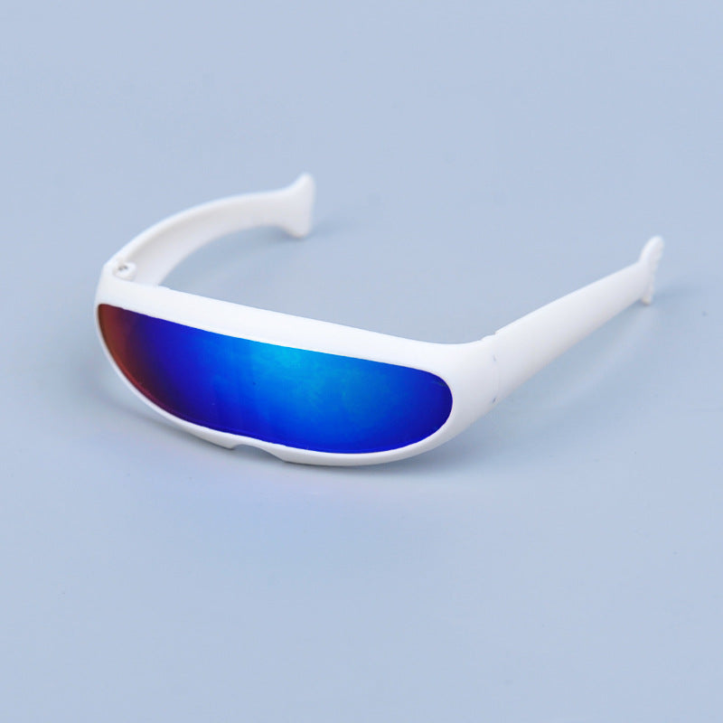 KFX-1864637 Stylish Reflective Sunglasses for Dogs and Cats - Plastic Frame, AC Resin Lens