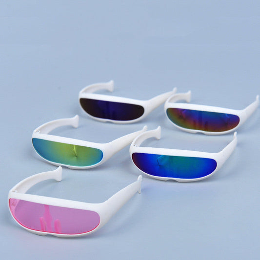KFX-1864637 Stylish Reflective Sunglasses for Dogs and Cats - Plastic Frame, AC Resin Lens