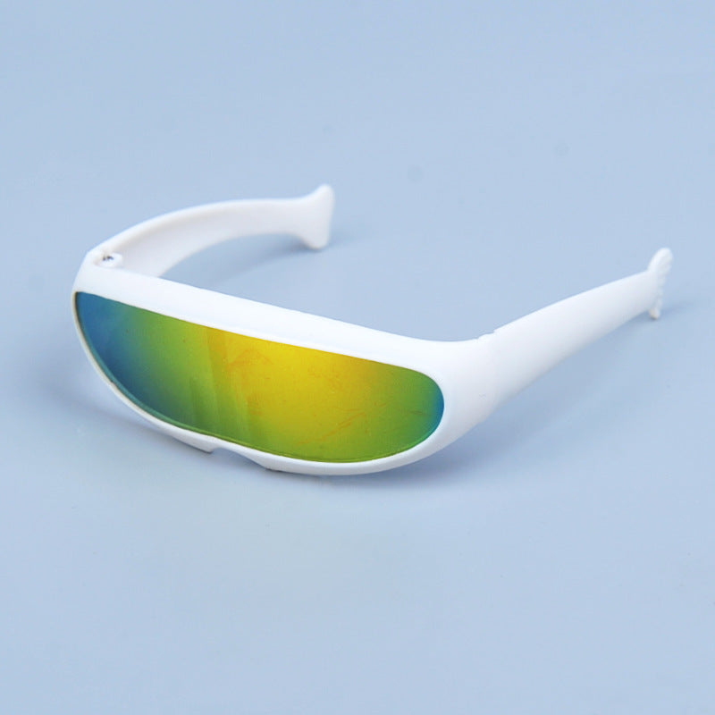 KFX-1864637 Stylish Reflective Sunglasses for Dogs and Cats - Plastic Frame, AC Resin Lens