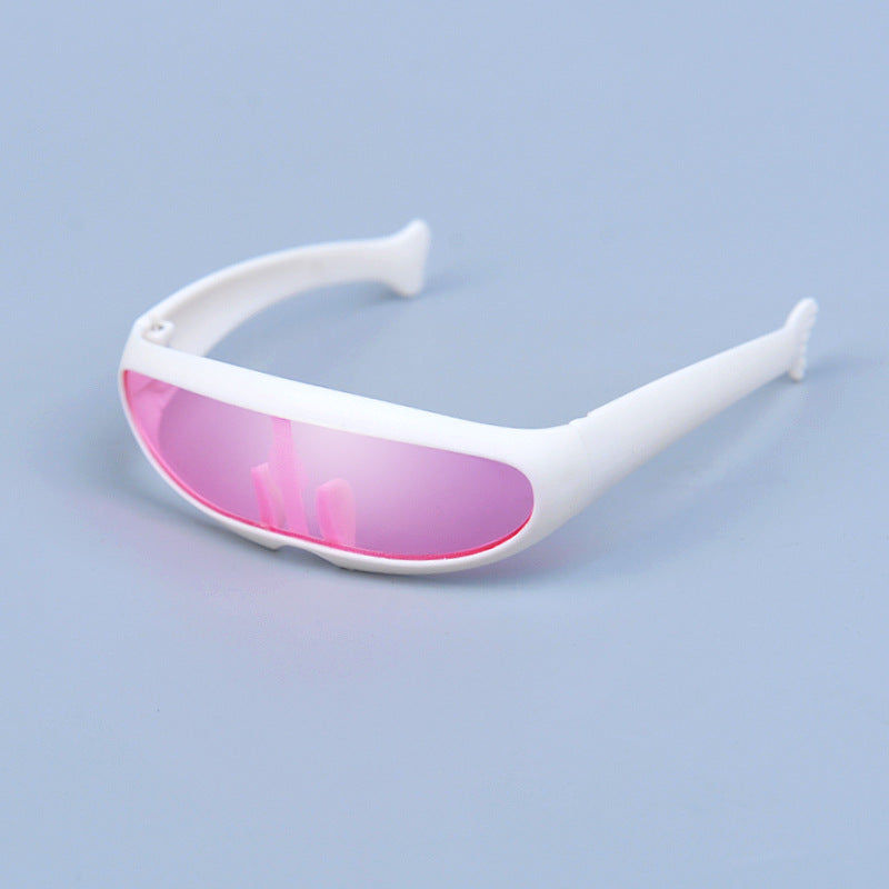 KFX-1864637 Stylish Reflective Sunglasses for Dogs and Cats - Plastic Frame, AC Resin Lens