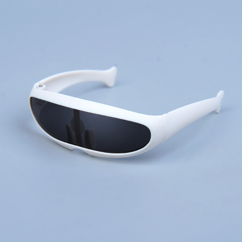 KFX-1864637 Stylish Reflective Sunglasses for Dogs and Cats - Plastic Frame, AC Resin Lens