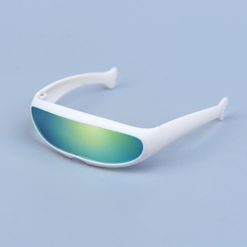 KFX-1864637 Stylish Reflective Sunglasses for Dogs and Cats - Plastic Frame, AC Resin Lens