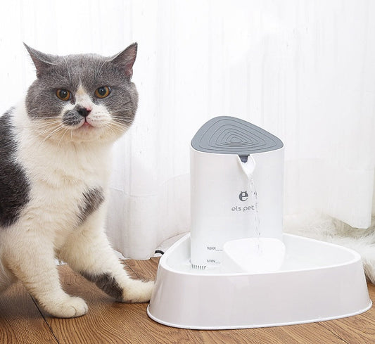 KFX-1868861 Automatic Pet Water Dispenser with Quadruple Filtration and Silent Pump, 1.8L Capacity
