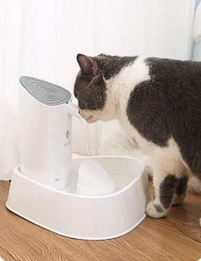 KFX-1868861 Automatic Pet Water Dispenser with Quadruple Filtration and Silent Pump, 1.8L Capacity