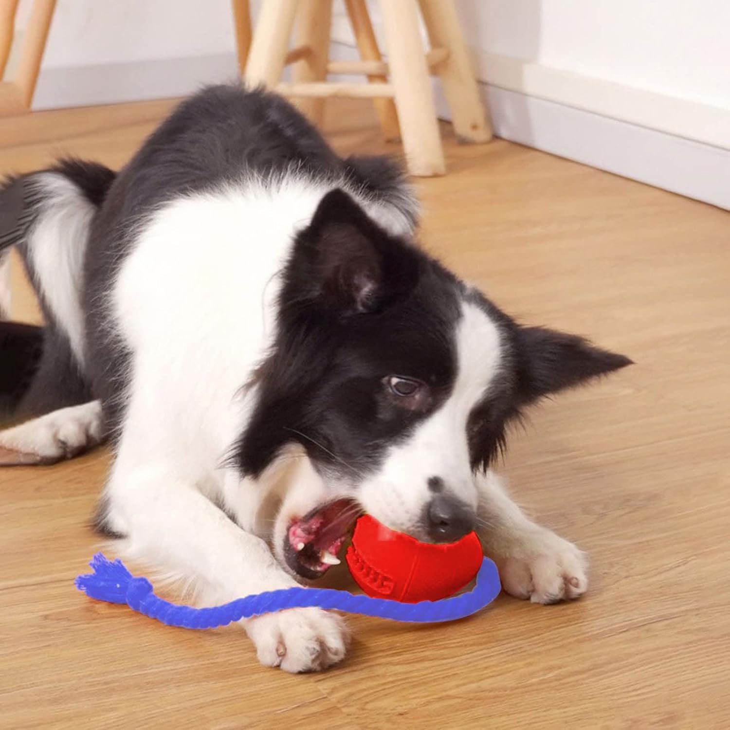 KFX-1870269 Durable Interactive Dog Puzzle Toy with Rope for Stress Relief and Crate Training