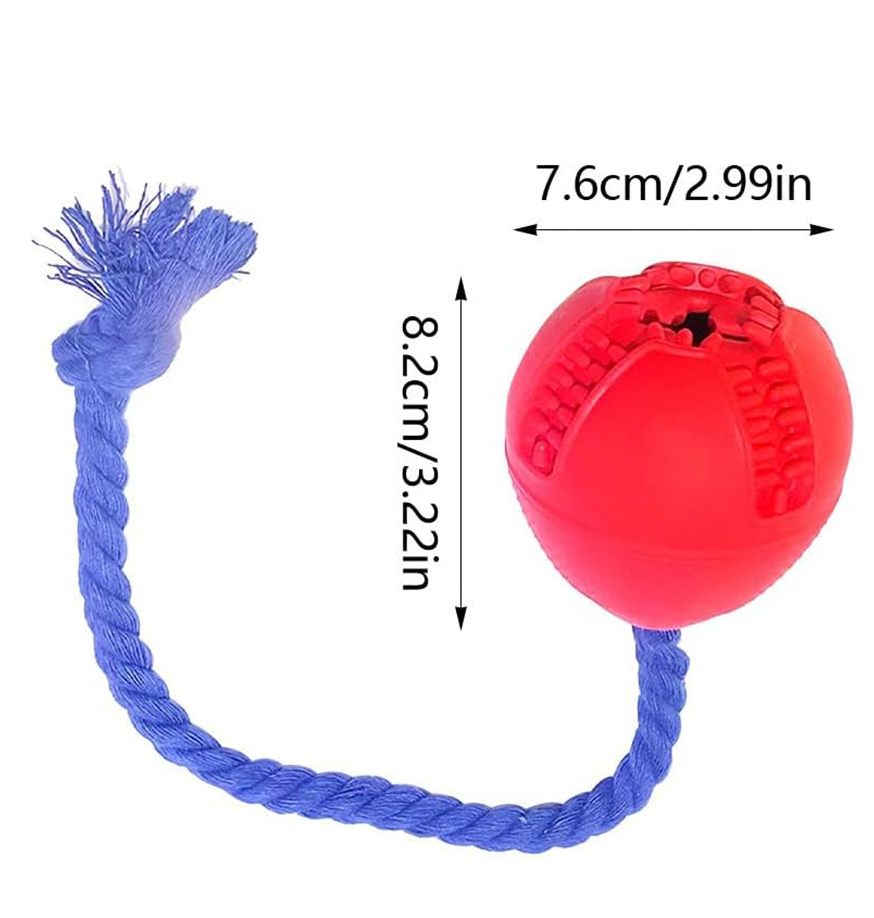 KFX-1870269 Durable Interactive Dog Puzzle Toy with Rope for Stress Relief and Crate Training