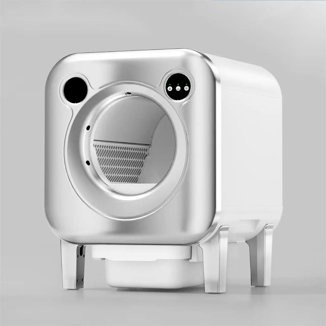 KFX-187795 Automatic Self-Cleaning Eco-Friendly Cat Litter Box with 70L Capacity and Air Purification System