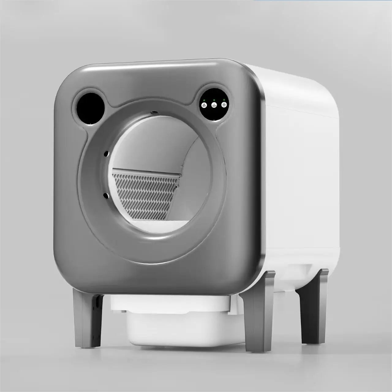 KFX-187795 Automatic Self-Cleaning Eco-Friendly Cat Litter Box with 70L Capacity and Air Purification System
