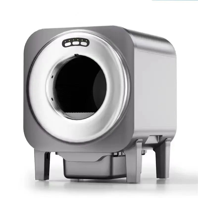 KFX-187795 Automatic Self-Cleaning Eco-Friendly Cat Litter Box with 70L Capacity and Air Purification System