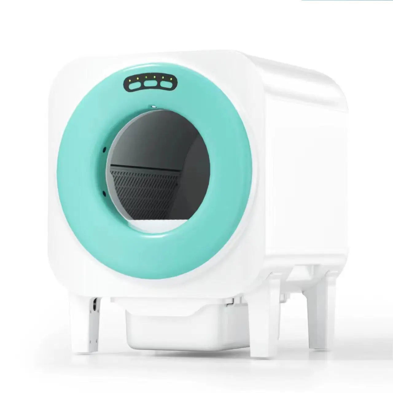 KFX-187795 Automatic Self-Cleaning Eco-Friendly Cat Litter Box with 70L Capacity and Air Purification System