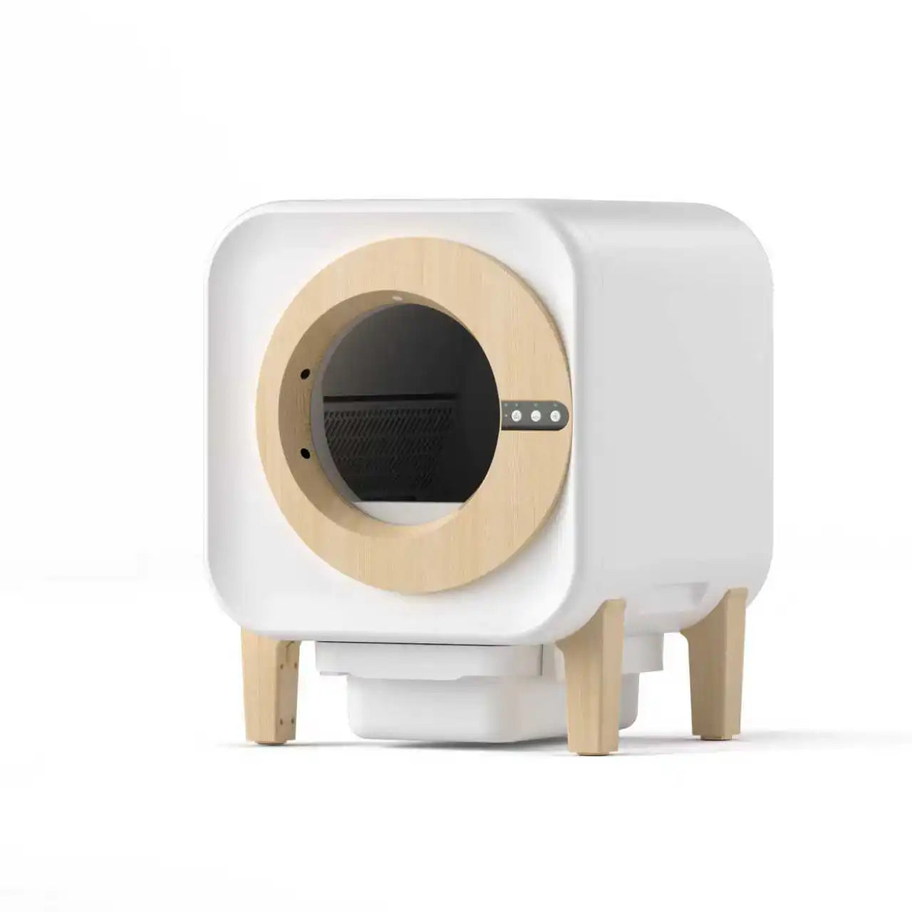 KFX-187795 Automatic Self-Cleaning Eco-Friendly Cat Litter Box with 70L Capacity and Air Purification System