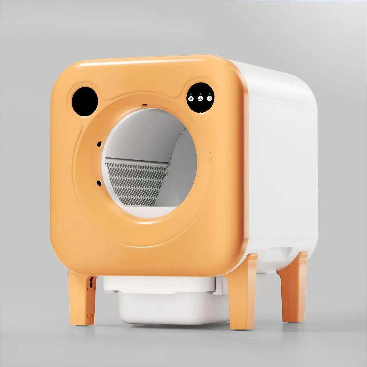 KFX-187795 Automatic Self-Cleaning Eco-Friendly Cat Litter Box with 70L Capacity and Air Purification System